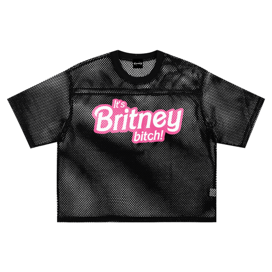 Mesh Tee MIDNIGHT / S It's Britney Bitch Boxy Mesh Tee ~ GAYSBIE PREMIUM MATERIALS