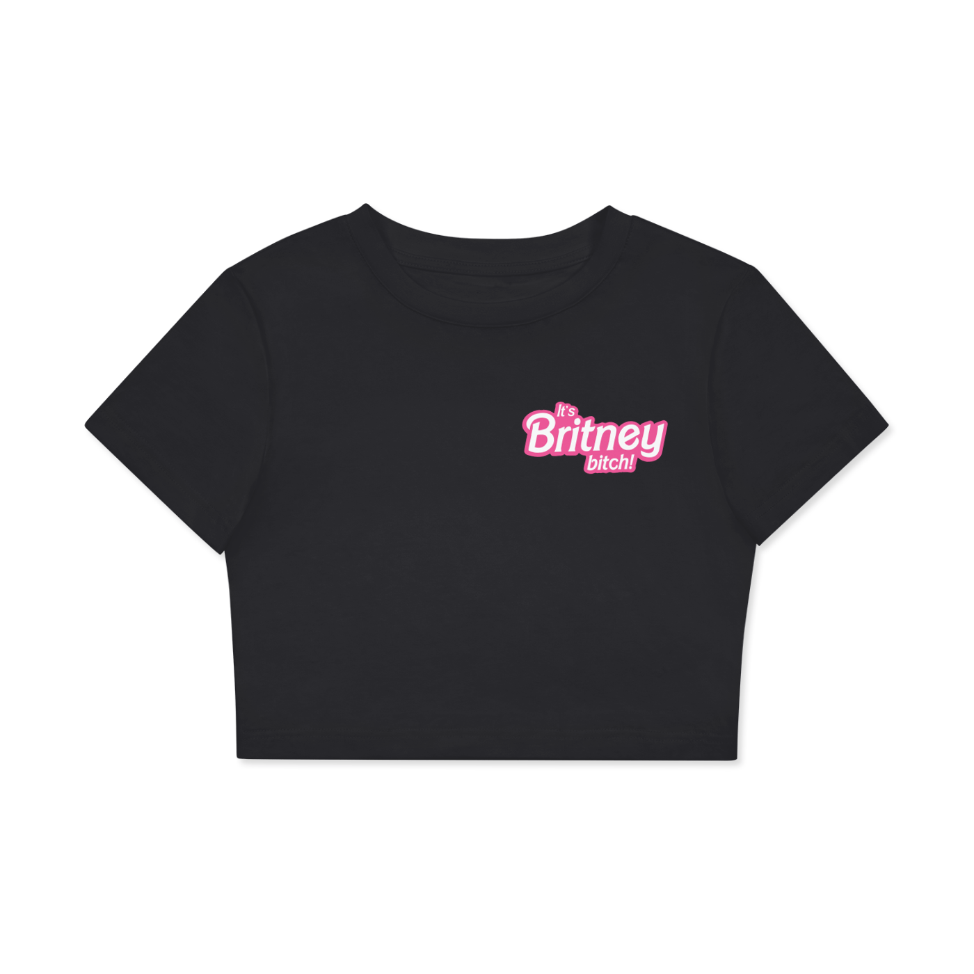 Crop Tee MIDNIGHT / XS It's Britney bitch! Crop Tee ~ GAYSBIE PREMIUM MATERIALS