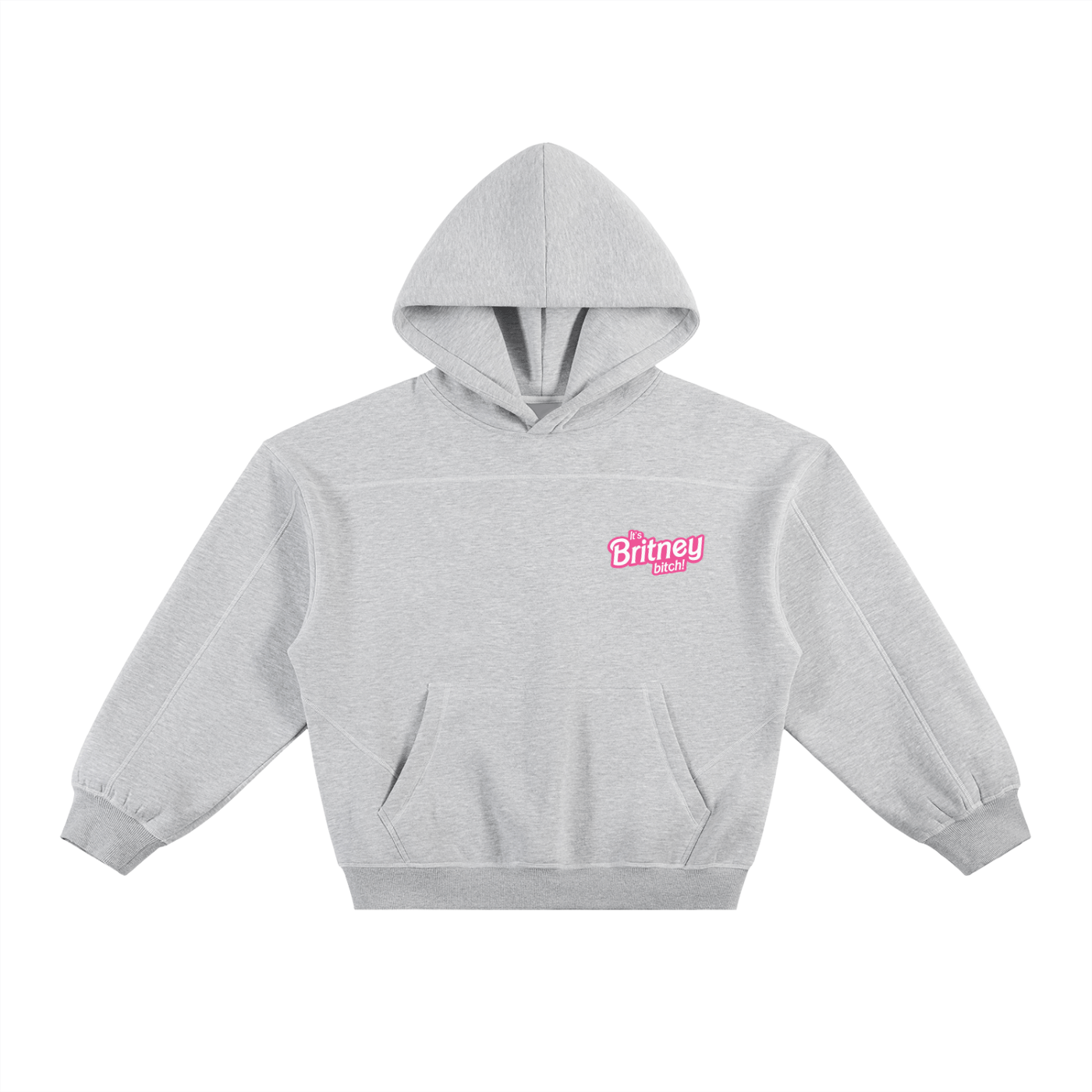 Heavy Boxy Hoodie STONE / S It's Britney bitch Heavy Boxy Fleece Hoodie ~ GAYSBIE PREMIUM MATERIALS