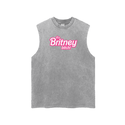 Premium Tank SMOKE / M It's Britney Bitch Premium Signature Tank ~ GAYSBIE PREMIUM MATERIALS