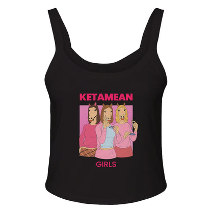 Ribbed Tank MIDNIGHT / XS KETAMEAN GIRLS Baby Ribbed Tank ~ GAYSBIE PREMIUM MATERIALS