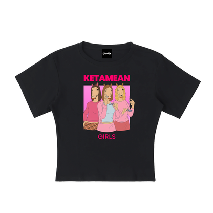 Baby Tee MIDNIGHT / S KETAMEAN GIRLS Baby Tee ~ GAYSBIE PREMIUM MATERIALS