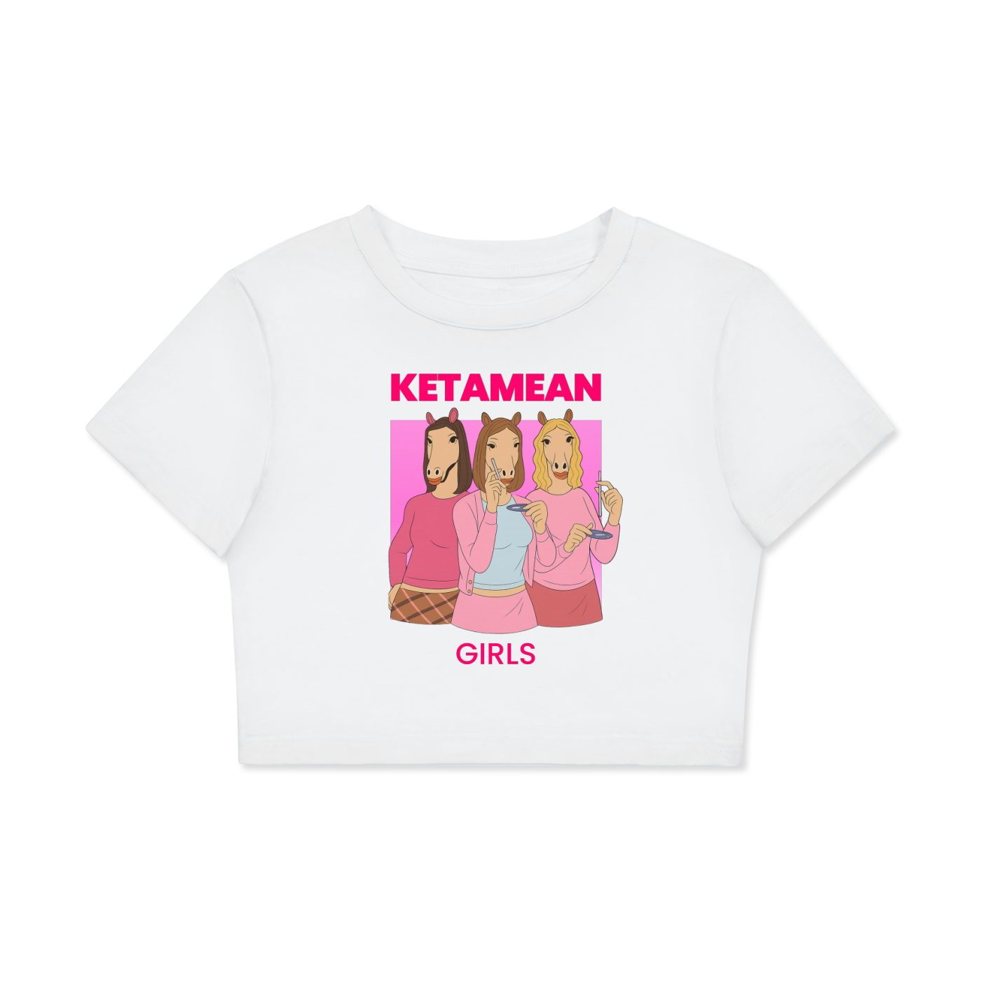 Crop Tee ICE / XS KETAMEAN GIRLS Crop Tee ~ GAYSBIE PREMIUM MATERIALS