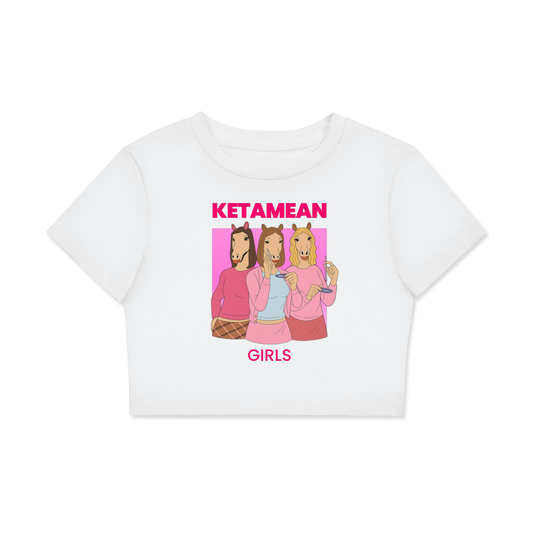 Crop Tee ICE / XS KETAMEAN GIRLS Crop Tee ~ GAYSBIE PREMIUM MATERIALS