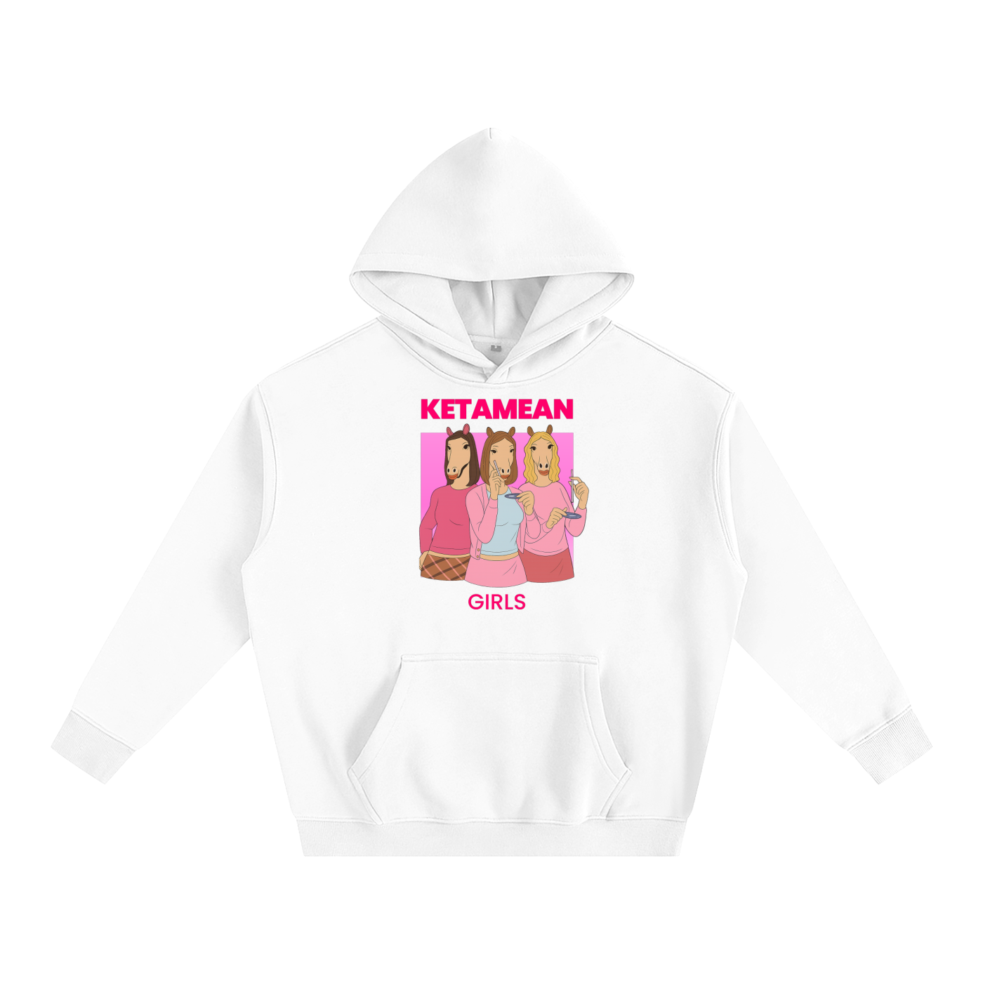 Crop Hoodie ICE / S KETAMEAN GIRLS Heavy Fleece Hoodie ~ GAYSBIE PREMIUM MATERIALS
