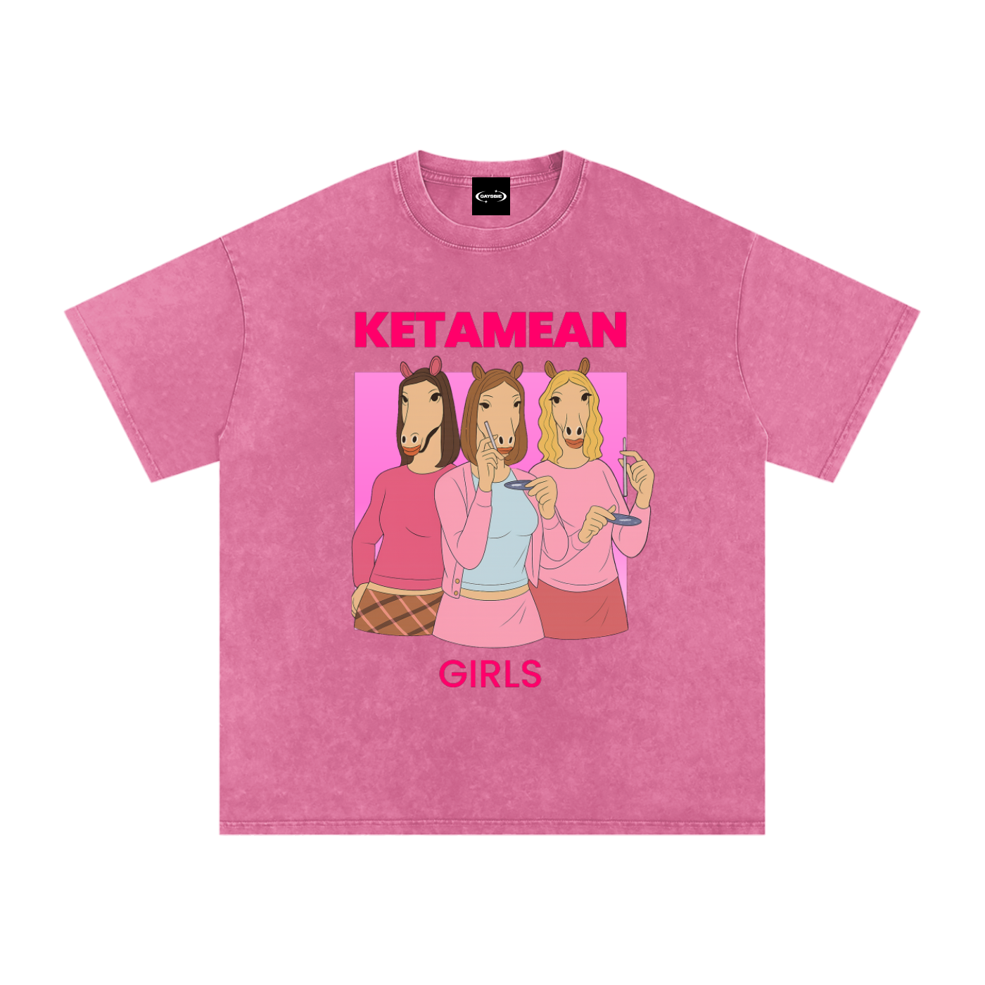 Oversize Tee BUBBLEGUM / S KETAMEAN GIRLS Premium Oversized Tee ~ GAYSBIE PREMIUM MATERIALS