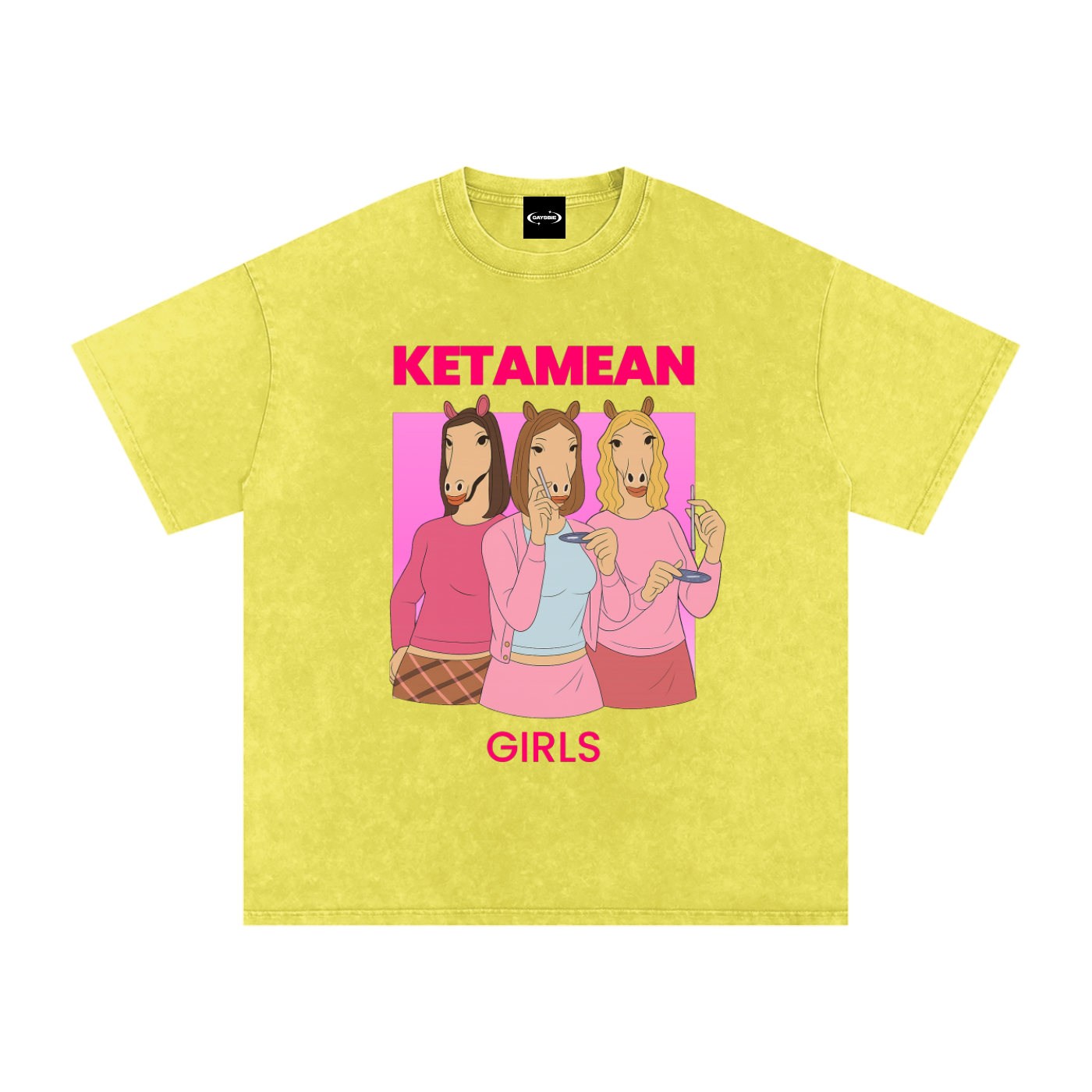 Oversize Tee LEMON / S KETAMEAN GIRLS Premium Oversized Tee ~ GAYSBIE PREMIUM MATERIALS