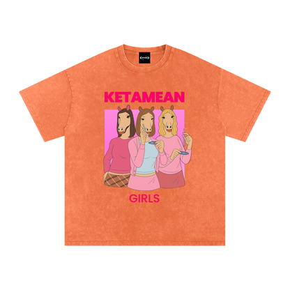 Oversize Tee TROPICAL / S KETAMEAN GIRLS Premium Oversized Tee ~ GAYSBIE PREMIUM MATERIALS
