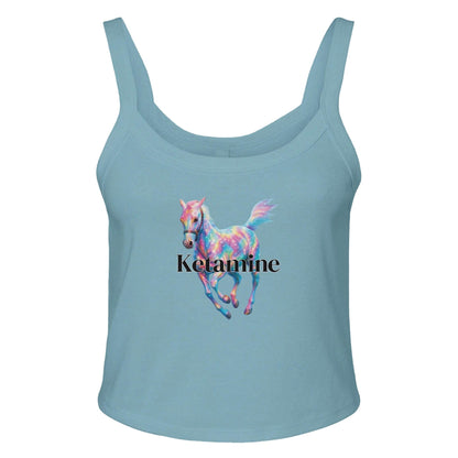 Ribbed Tank BLUEY / XS KETAMINE Baby Ribbed Tank ~ GAYSBIE PREMIUM MATERIALS