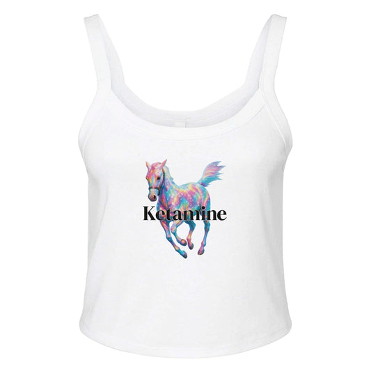 Ribbed Tank ICE / XS KETAMINE Baby Ribbed Tank ~ GAYSBIE PREMIUM MATERIALS