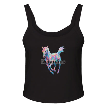 Ribbed Tank MIDNIGHT / XS KETAMINE Baby Ribbed Tank ~ GAYSBIE PREMIUM MATERIALS