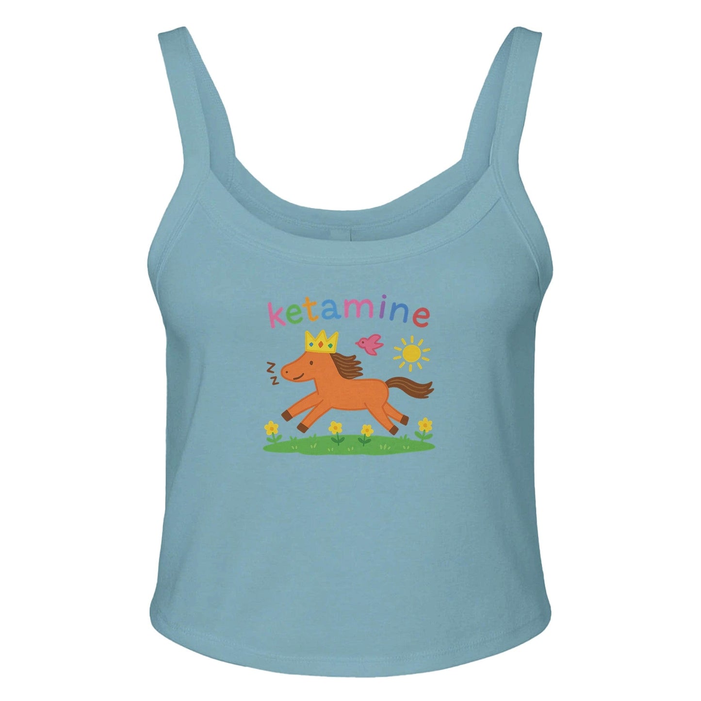 Ribbed Tank BLUEY / XS KETAMINE Fantasy Baby Ribbed Tank ~ GAYSBIE PREMIUM MATERIALS