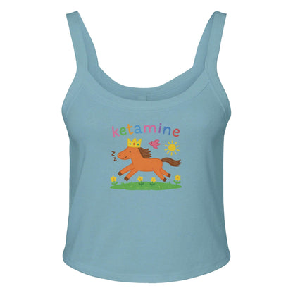 Ribbed Tank BLUEY / XS KETAMINE Fantasy Baby Ribbed Tank ~ GAYSBIE PREMIUM MATERIALS