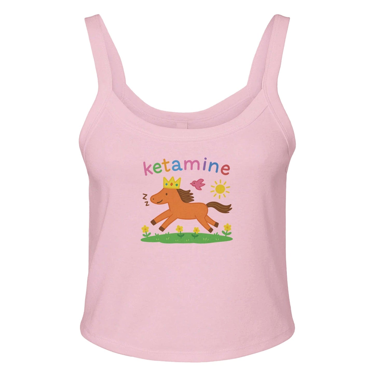 Ribbed Tank BUBBLEGUM / XS KETAMINE Fantasy Baby Ribbed Tank ~ GAYSBIE PREMIUM MATERIALS