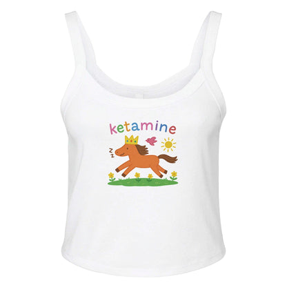 Ribbed Tank ICE / XS KETAMINE Fantasy Baby Ribbed Tank ~ GAYSBIE PREMIUM MATERIALS