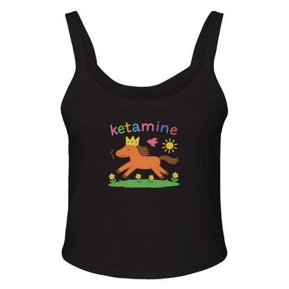 Ribbed Tank MIDNIGHT / XS KETAMINE Fantasy Baby Ribbed Tank ~ GAYSBIE PREMIUM MATERIALS