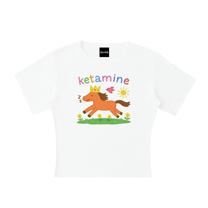 Baby Tee ICE / S KETAMINE Fantasy Baby Tee ~ GAYSBIE PREMIUM MATERIALS