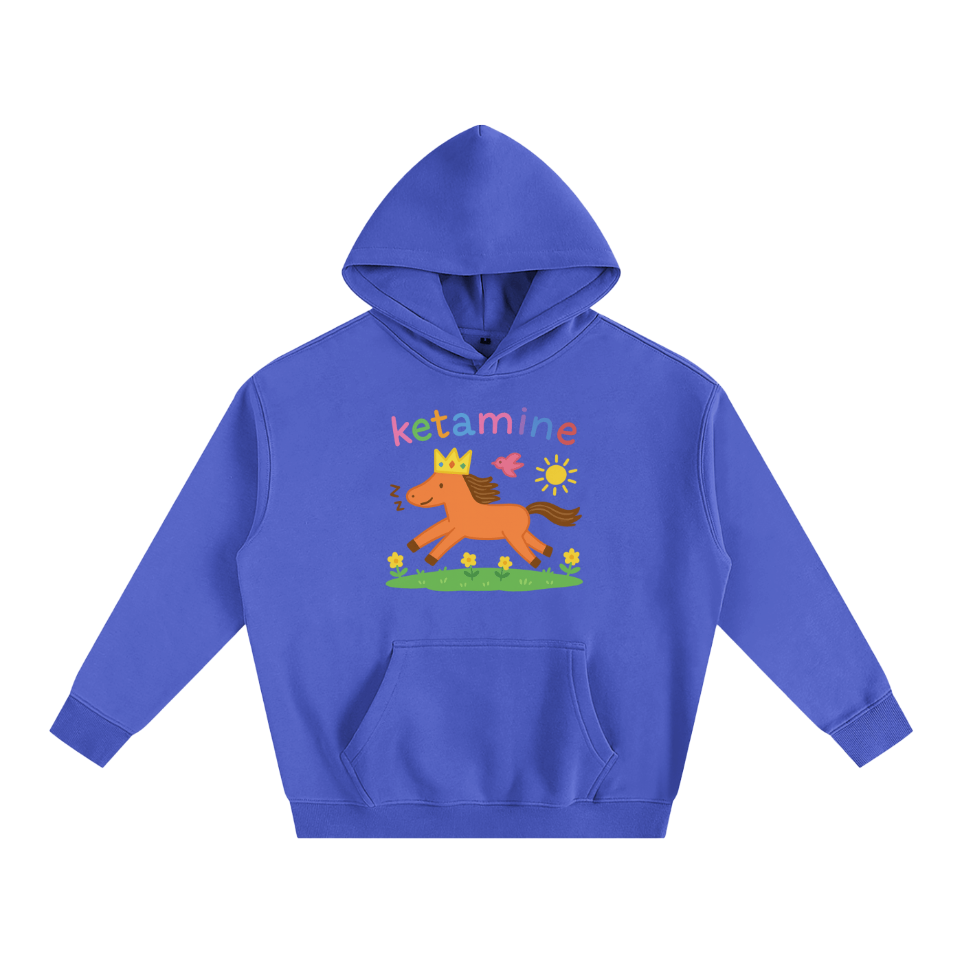 Premium Hood OCEAN / S KETAMINE Fantasy Heavy Fleece Hoodie ~ GAYSBIE PREMIUM MATERIALS