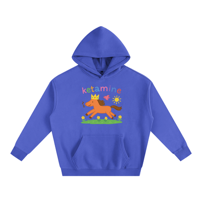 Premium Hood OCEAN / S KETAMINE Fantasy Heavy Fleece Hoodie ~ GAYSBIE PREMIUM MATERIALS