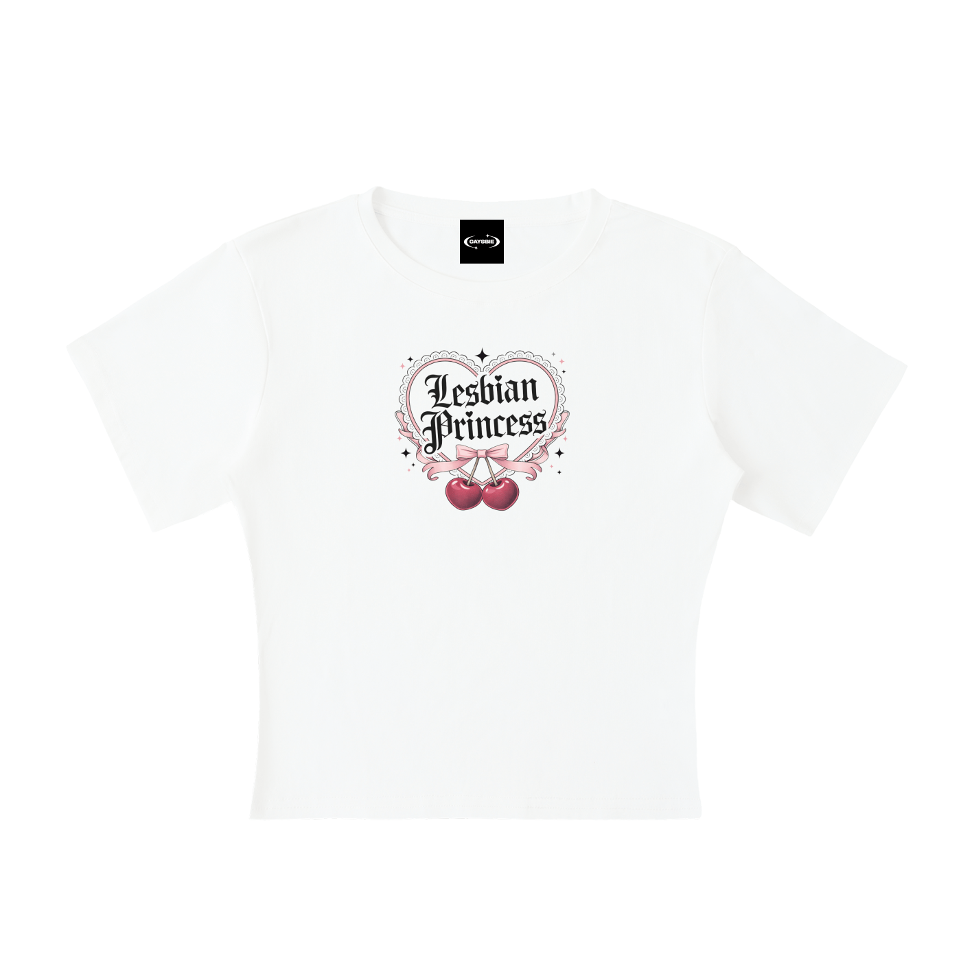 Baby Tank ICE / S Lesbian Princess Cherry Baby Tee ~ GAYSBIE PREMIUM MATERIALS