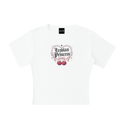 Baby Tank ICE / S Lesbian Princess Cherry Baby Tee ~ GAYSBIE PREMIUM MATERIALS