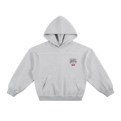 Heavy Boxy Fleece Hood STONE / S Lesbian Princess Cherry Heavy Fleece Hoodie ~ GAYSBIE PREMIUM MATERIALS