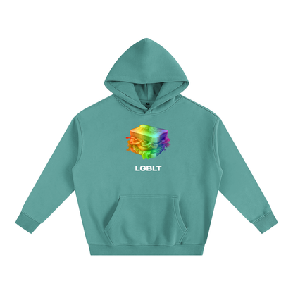 Premium Hood MINT / S LGBLT Heavy Fleece Hoodie ~ GAYSBIE PREMIUM MATERIALS