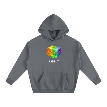 Premium Hood STORM / S LGBLT Heavy Fleece Hoodie ~ GAYSBIE PREMIUM MATERIALS