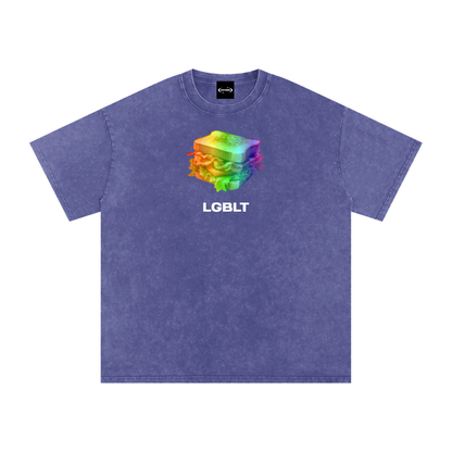 Oversize Tee GRAPE / S LGBLT Premium Oversized Tee ~ GAYSBIE PREMIUM MATERIALS