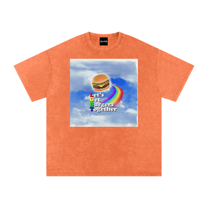 Oversize Tee MANGO / S LGBT BURGER Premium Oversized Tee ~ GAYSBIE PREMIUM MATERIALS