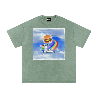 Oversize Tee MINTY / S LGBT BURGER Premium Oversized Tee ~ GAYSBIE PREMIUM MATERIALS