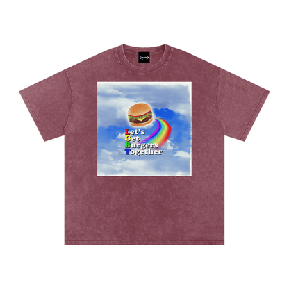 Oversize Tee SPICY / S LGBT BURGER Premium Oversized Tee ~ GAYSBIE PREMIUM MATERIALS