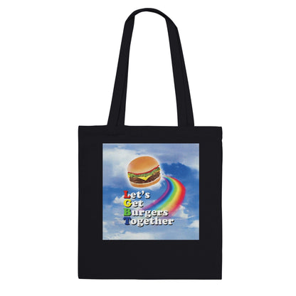 Tote Bag MIDNIGHT LGBT Cotton Tote Bag ~ GAYSBIE PREMIUM MATERIALS