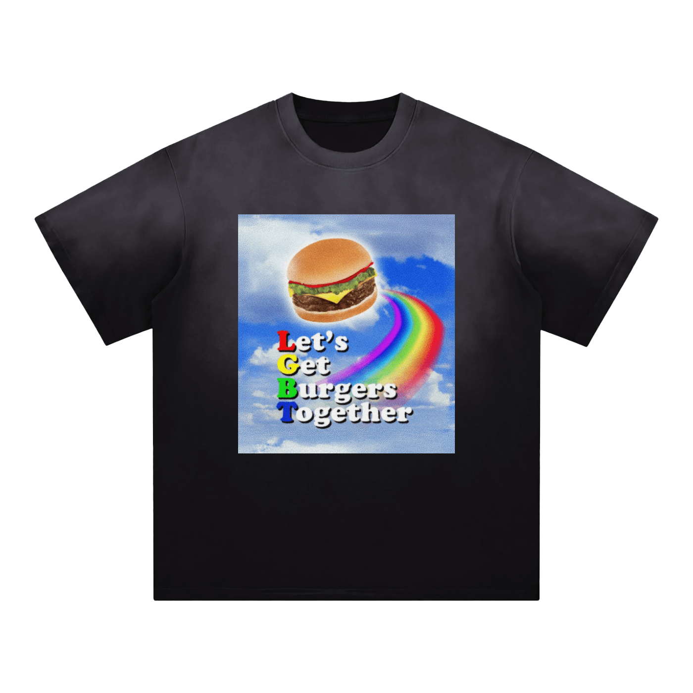 Oversize Tee MIDNIGHT / S LGBT Premium Oversized Tee ~ GAYSBIE PREMIUM MATERIALS