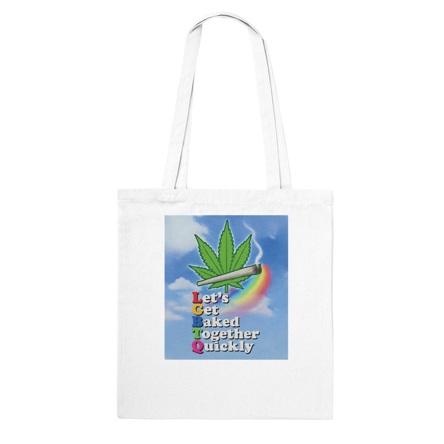 Tote Bag ICE LGBTQ Baked Cotton Tote Bag ~ GAYSBIE PREMIUM MATERIALS