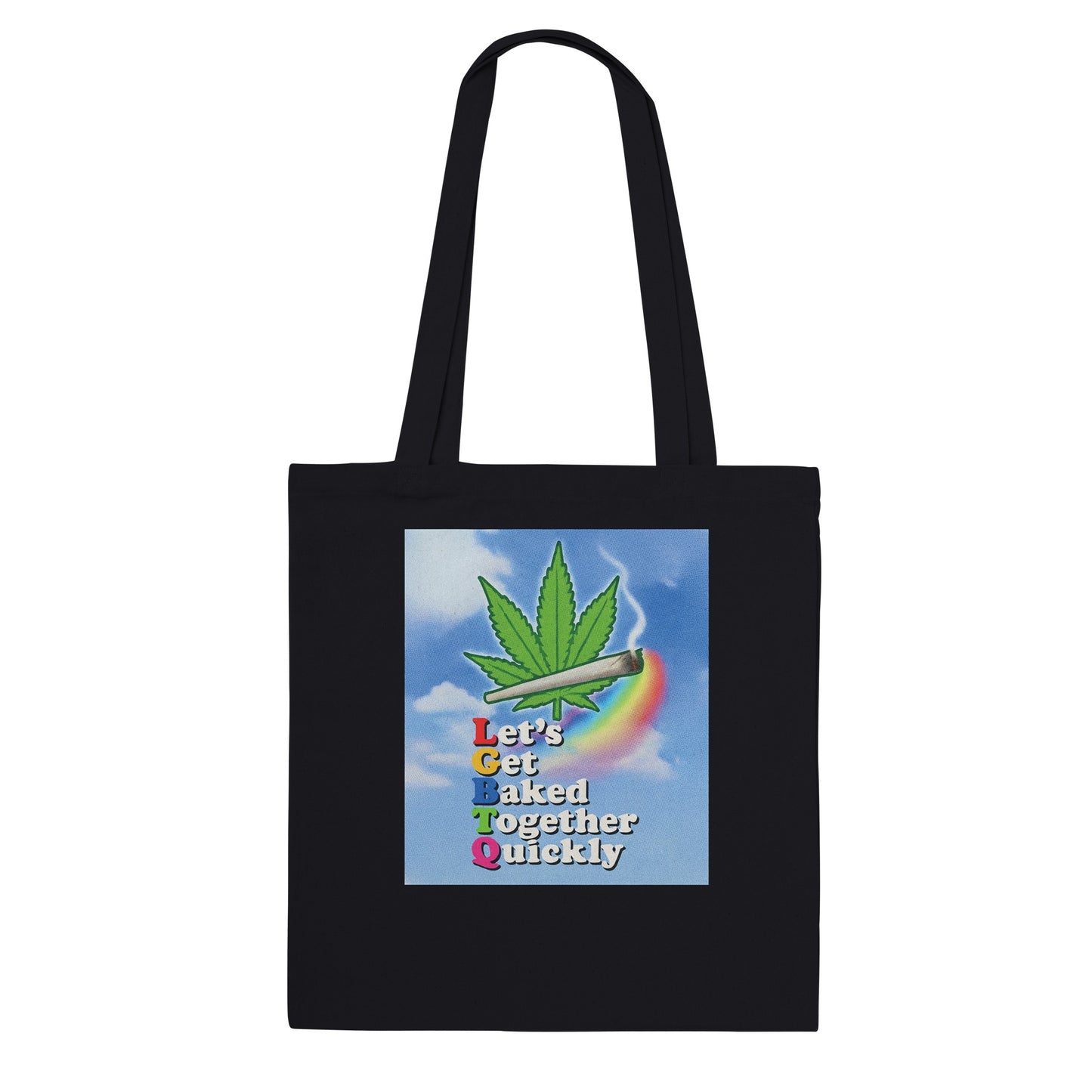 Tote Bag MIDNIGHT LGBTQ Baked Cotton Tote Bag ~ GAYSBIE PREMIUM MATERIALS