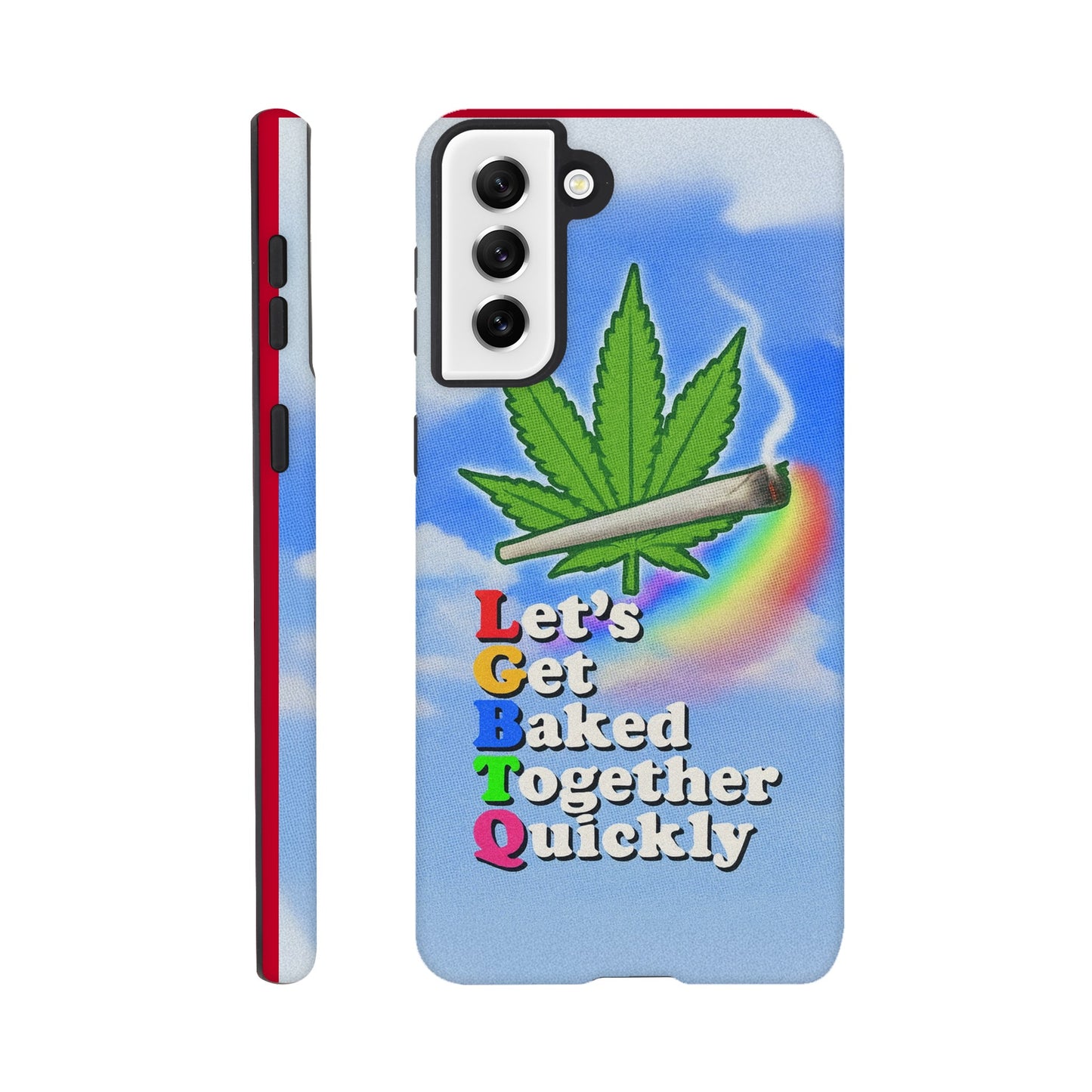 Android Case Galaxy S21 Plus LGBTQ Baked Tough Android Case ~ GAYSBIE PREMIUM MATERIALS