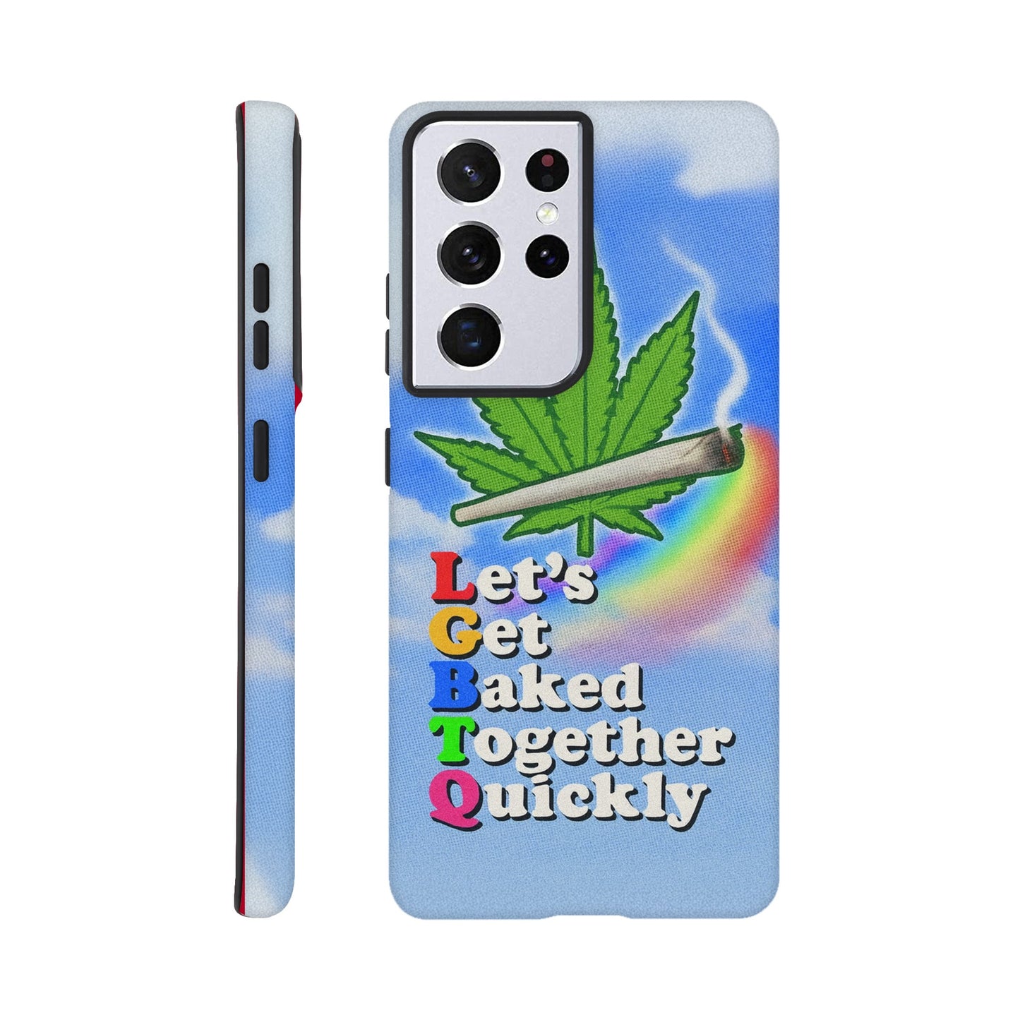 Android Case Galaxy S21 Ultra LGBTQ Baked Tough Android Case ~ GAYSBIE PREMIUM MATERIALS