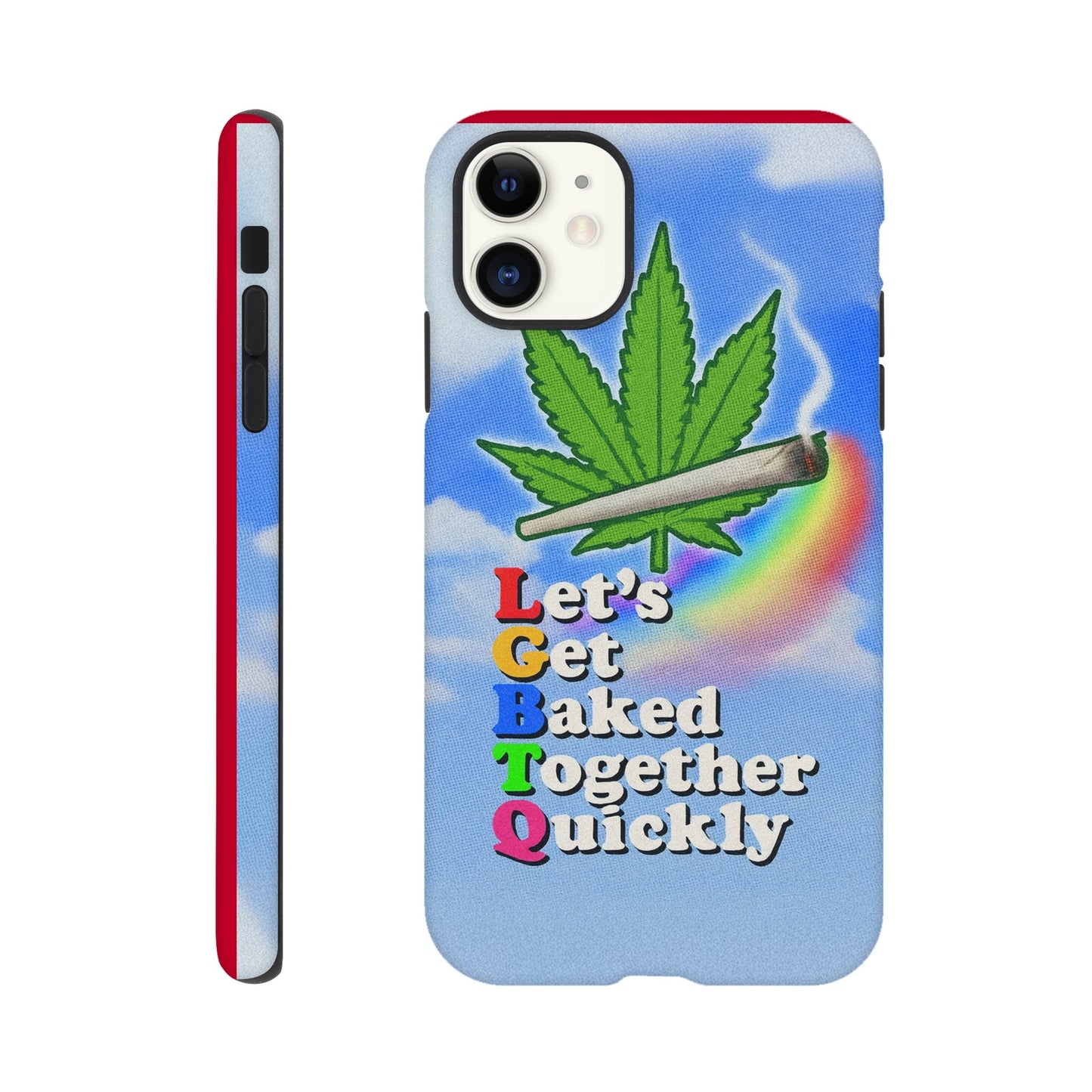 iPhone Case iPhone 11 LGBTQ Baked Tough iPhone Case ~ GAYSBIE PREMIUM MATERIALS