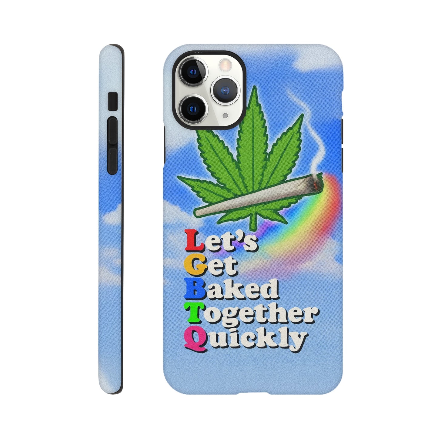 iPhone Case iPhone 11 Pro Max LGBTQ Baked Tough iPhone Case ~ GAYSBIE PREMIUM MATERIALS