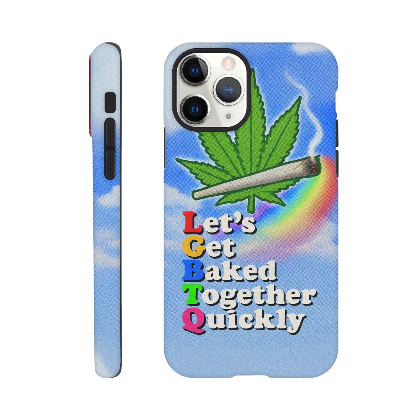 iPhone Case iPhone 11 Pro LGBTQ Baked Tough iPhone Case ~ GAYSBIE PREMIUM MATERIALS