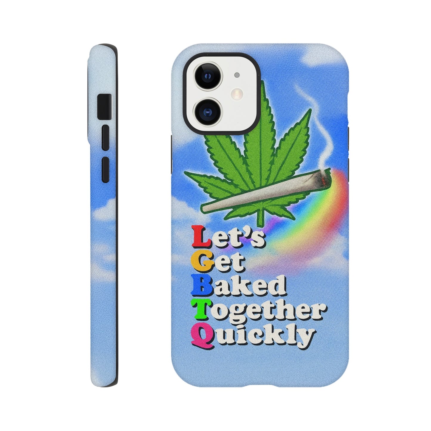 iPhone Case iPhone 12 LGBTQ Baked Tough iPhone Case ~ GAYSBIE PREMIUM MATERIALS
