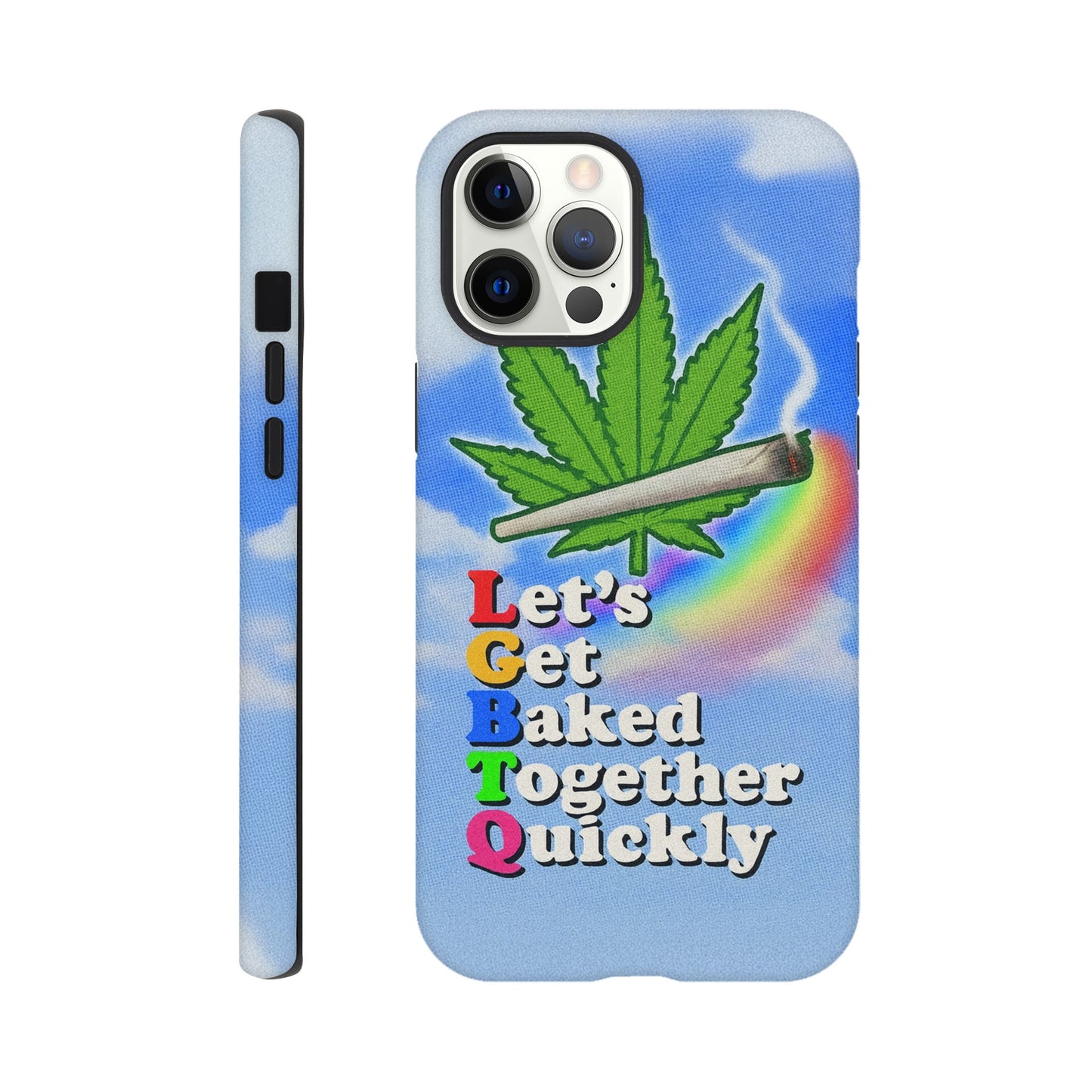 iPhone Case iPhone 12 Pro Max LGBTQ Baked Tough iPhone Case ~ GAYSBIE PREMIUM MATERIALS