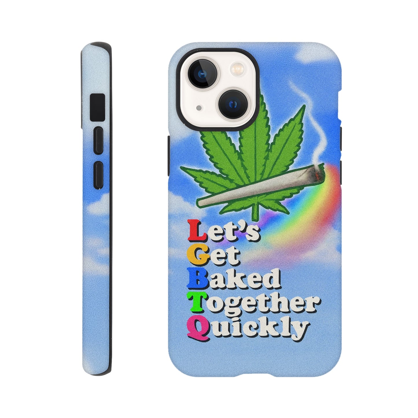 iPhone Case iPhone 13 Mini LGBTQ Baked Tough iPhone Case ~ GAYSBIE PREMIUM MATERIALS
