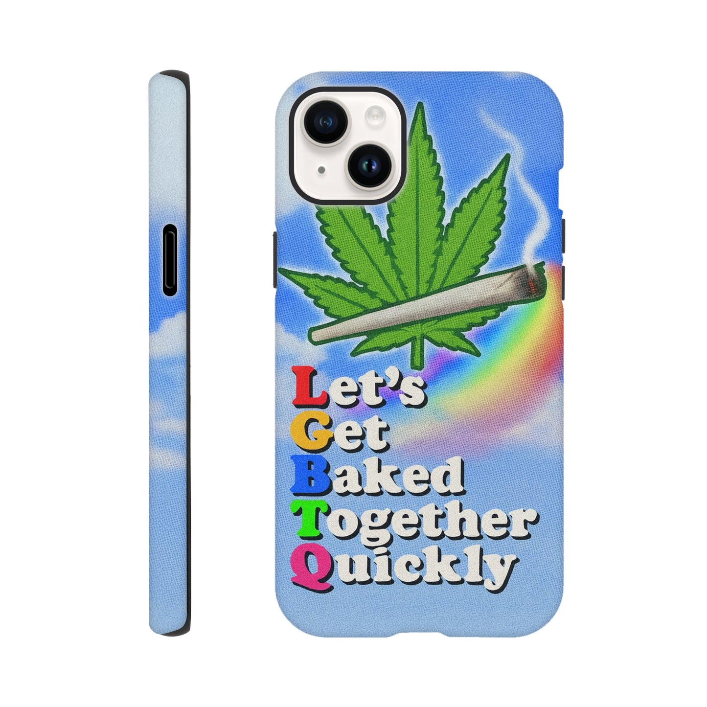 iPhone Case iPhone 14 Plus LGBTQ Baked Tough iPhone Case ~ GAYSBIE PREMIUM MATERIALS