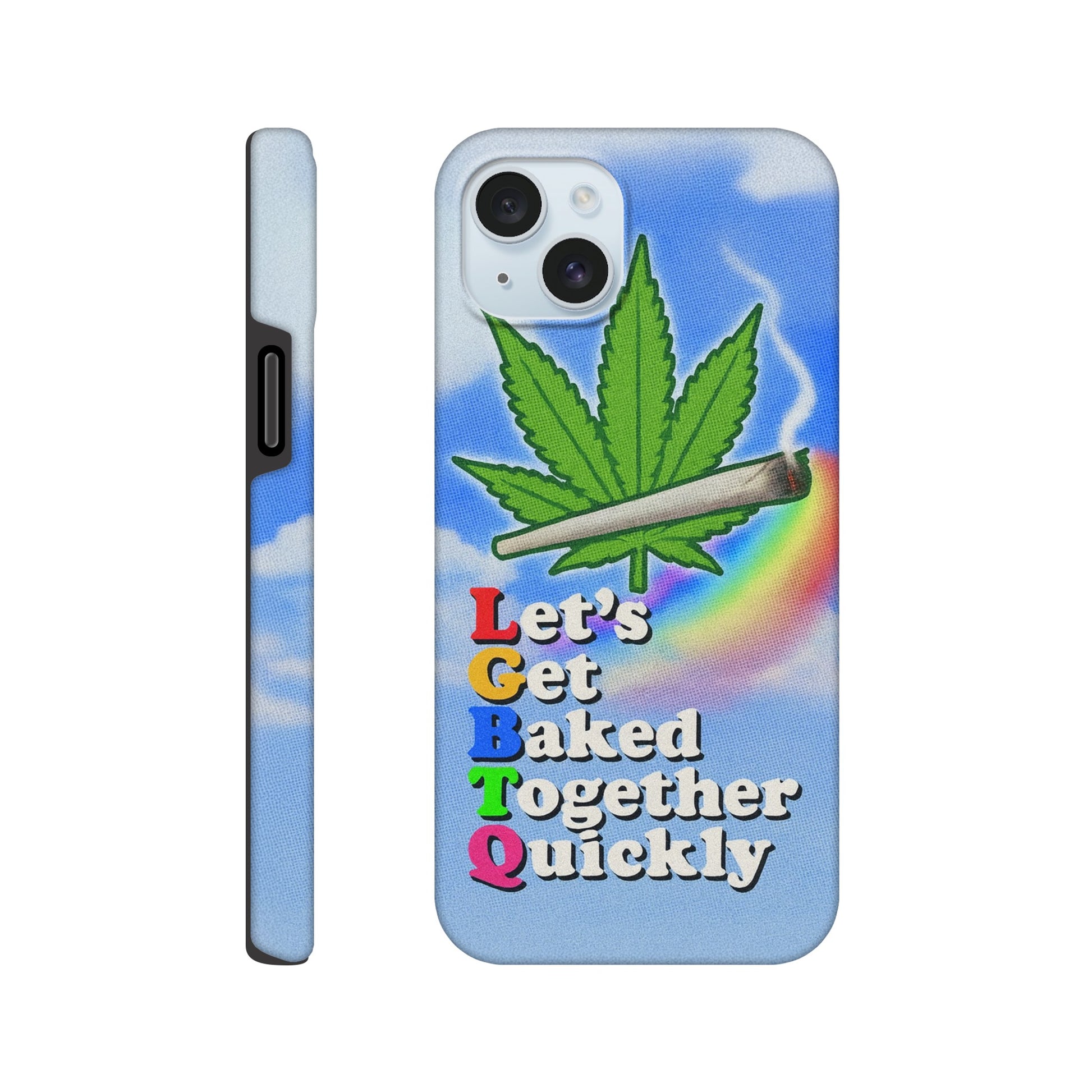 iPhone Case iPhone 15 Plus LGBTQ Baked Tough iPhone Case ~ GAYSBIE PREMIUM MATERIALS