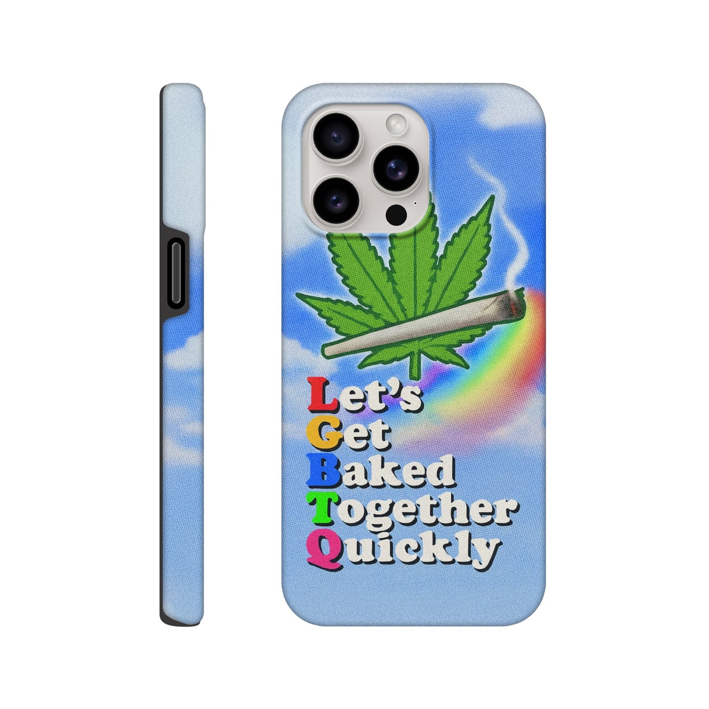 iPhone Case iPhone 15 Pro Max LGBTQ Baked Tough iPhone Case ~ GAYSBIE PREMIUM MATERIALS