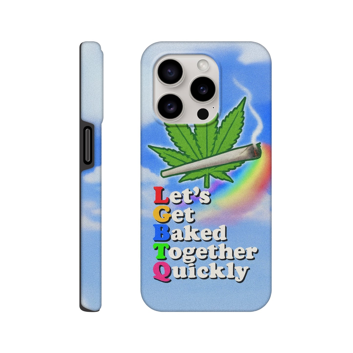 iPhone Case iPhone 15 Pro LGBTQ Baked Tough iPhone Case ~ GAYSBIE PREMIUM MATERIALS