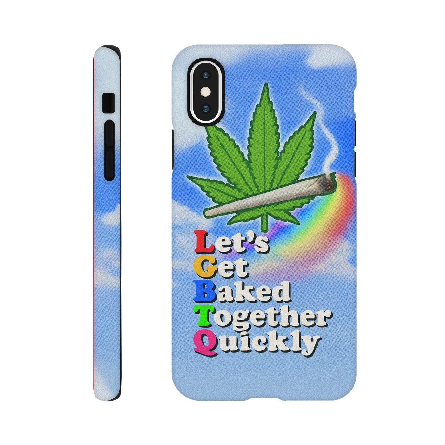 iPhone Case iPhone X LGBTQ Baked Tough iPhone Case ~ GAYSBIE PREMIUM MATERIALS