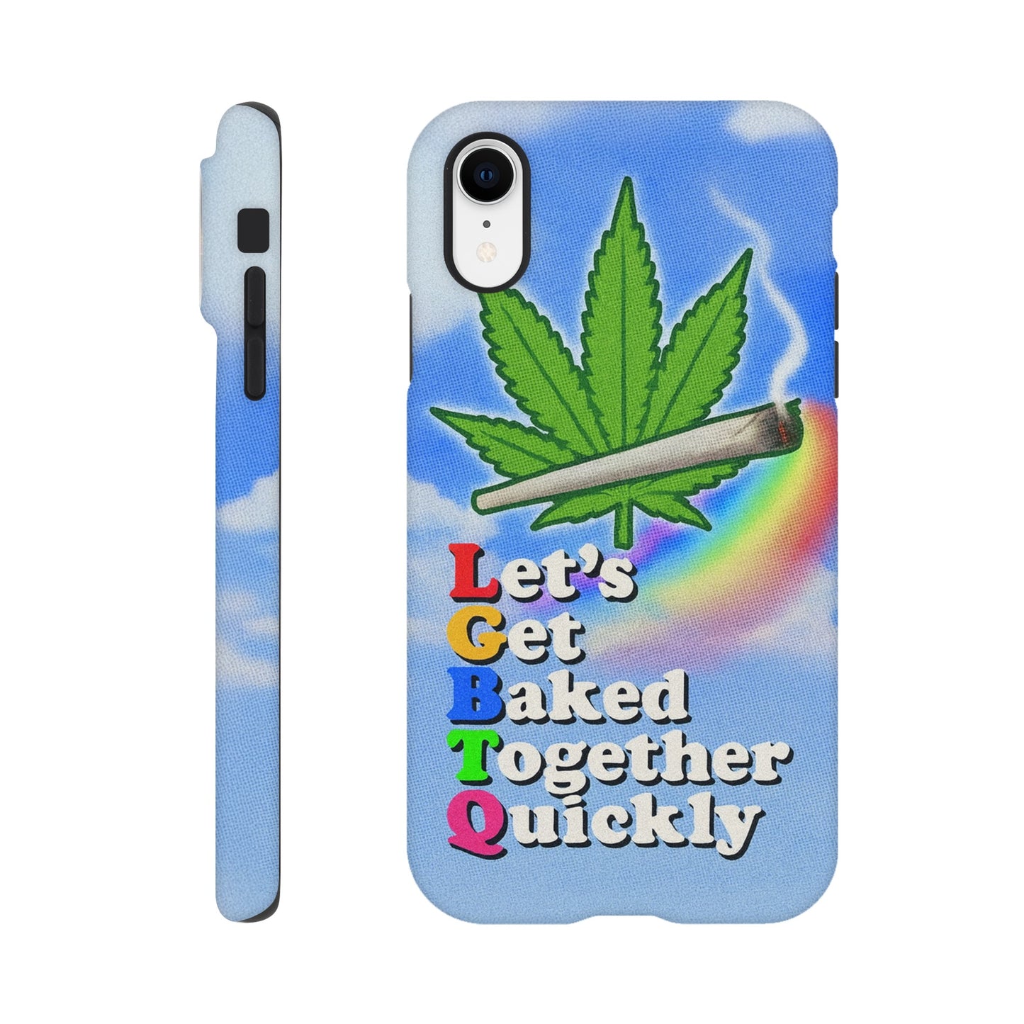 iPhone Case iPhone XR LGBTQ Baked Tough iPhone Case ~ GAYSBIE PREMIUM MATERIALS